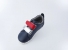 Bobux: Step up Grass Court Switch Navy (Red + Silver Metallic)