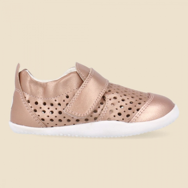 Bobux: Step up (No: 19-22) Xplorer Go Punch Rose Gold