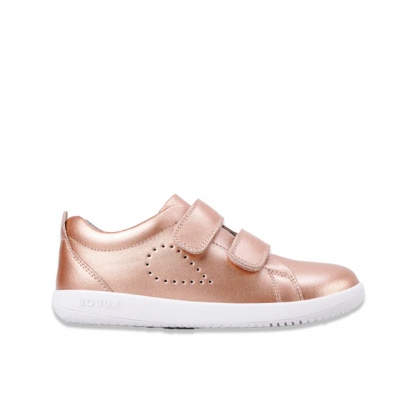 Bobux: kid+ Grass Court Rose Gold