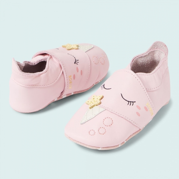 Bobux: Soft sole (3-21 μηνών) Narwhal Parfait Pink